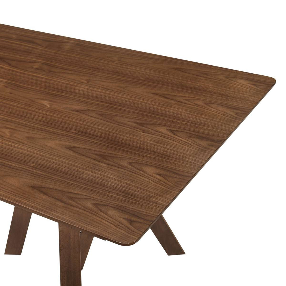Cortina and Polly 5 Piece Walnut Rectangular Dining Set By Armen Living | Dining Sets | Modishstore - 6