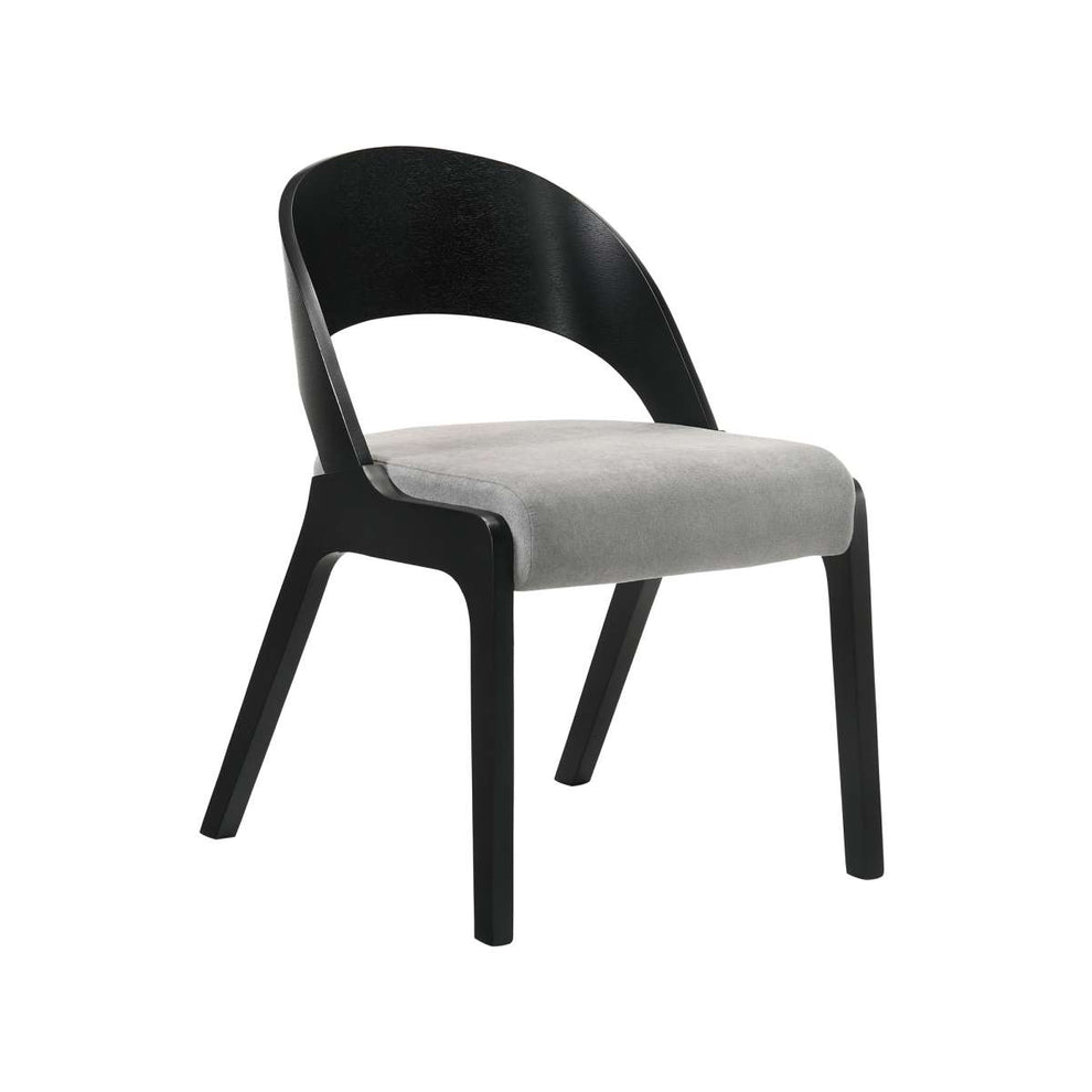 Cirque and Polly 5 Piece Black Round Dining Set By Armen Living | Dining Sets | Modishstore - 2