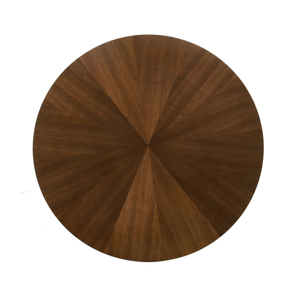 Cirque and Jackie 5 Piece Walnut Round Dining Set By Armen Living | Dining Sets | Modishstore - 6