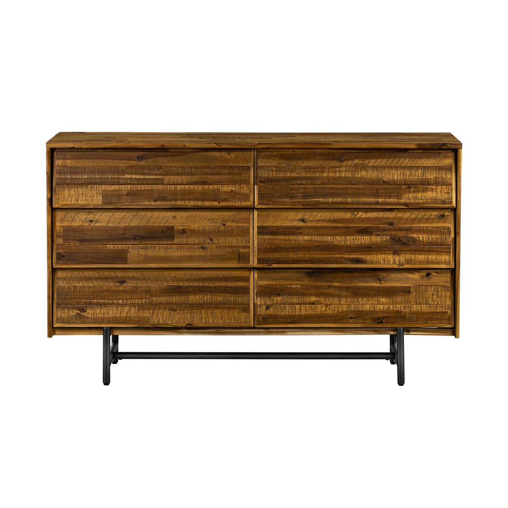 Cusco 4 Piece Acacia King Bedroom Set with Dresser and Nightstands By Armen Living | Bedroom Sets | Modishstore - 3