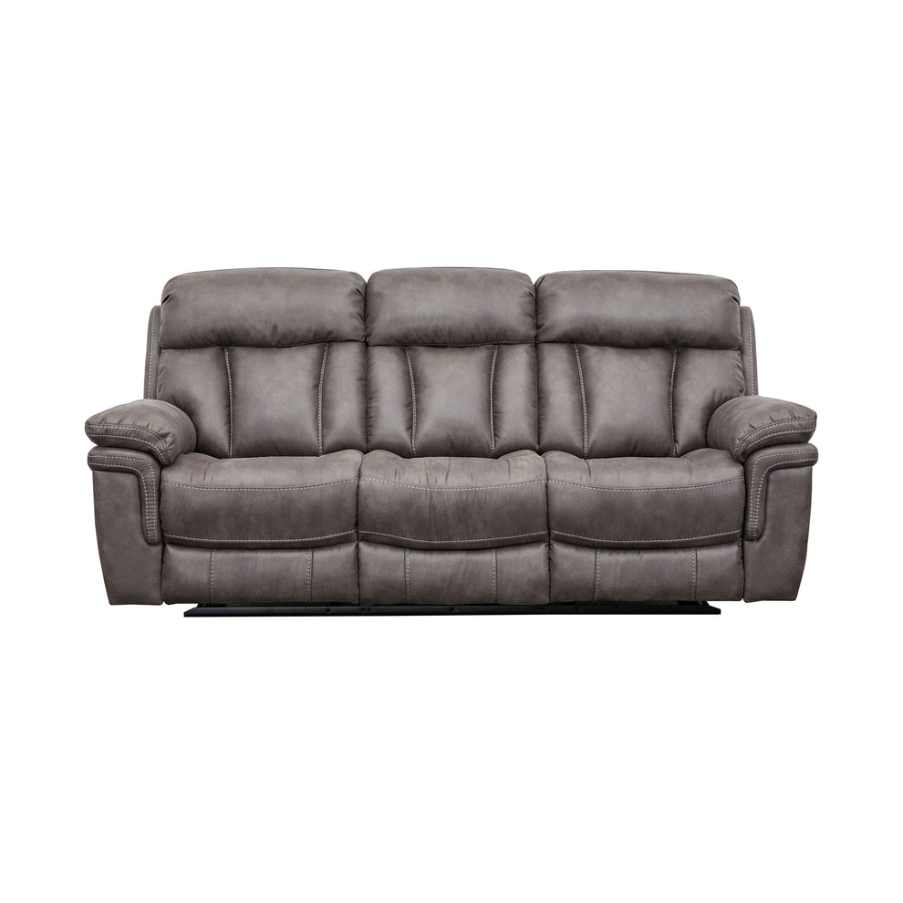Estelle Power Reclining 2 Piece Sofa and Recliner Set in Gunmetal Fabric By Armen Living | Sofa Set | Modishstore - 5