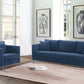 Heritage 2 Piece Blue Fabric Upholstered Sofa & Chair Set By Armen Living | Sofas |  Modishstore 