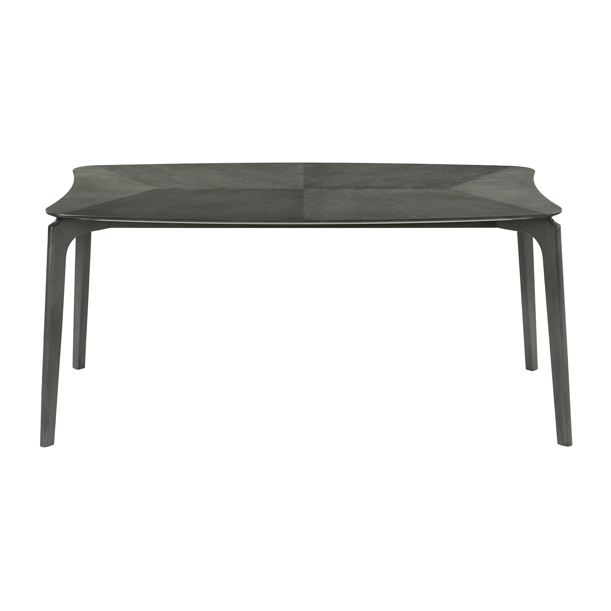 Kalia 5 Piece Wood Dining Set in Gray Finish with Gray Fabric By Armen Living | Dining Sets | Modishstore - 5