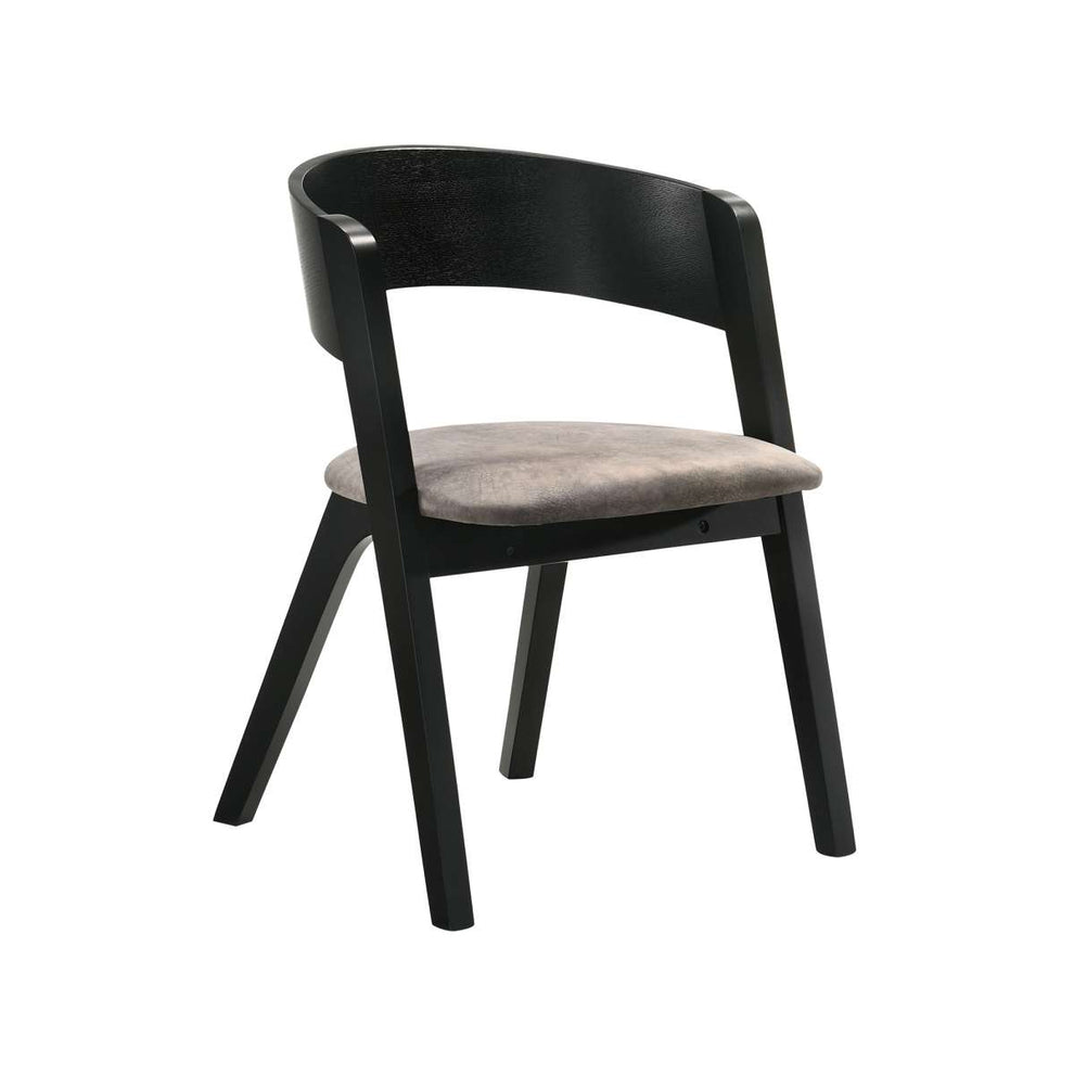 Laredo and Jackie 5 Piece Black Rectangular Dining Set By Armen Living | Dining Sets | Modishstore - 3