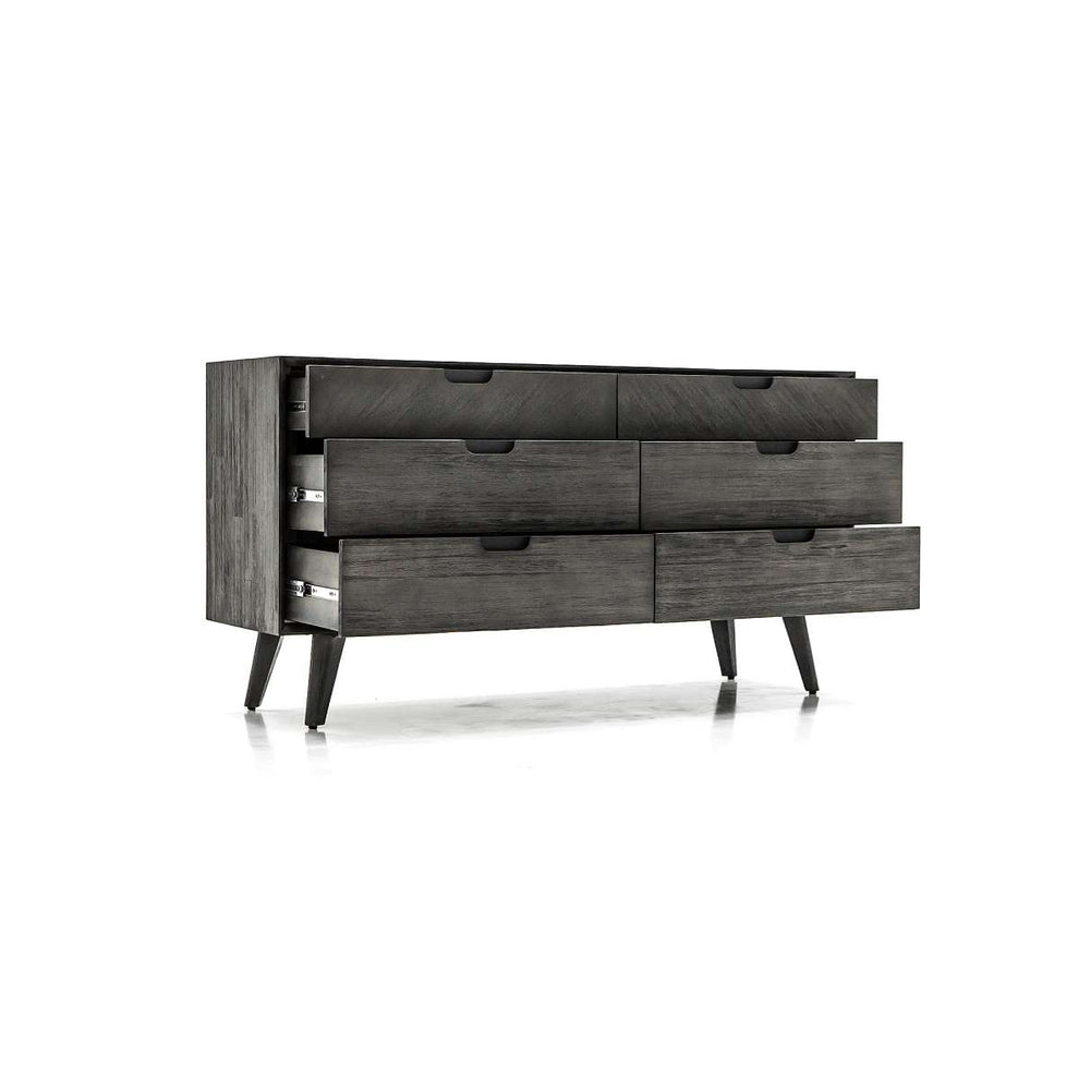 Mohave 4 Piece Acacia Queen Bedroom Set with Dresser and Nightstands By Armen Living | Bedroom Sets | Modishstore - 6