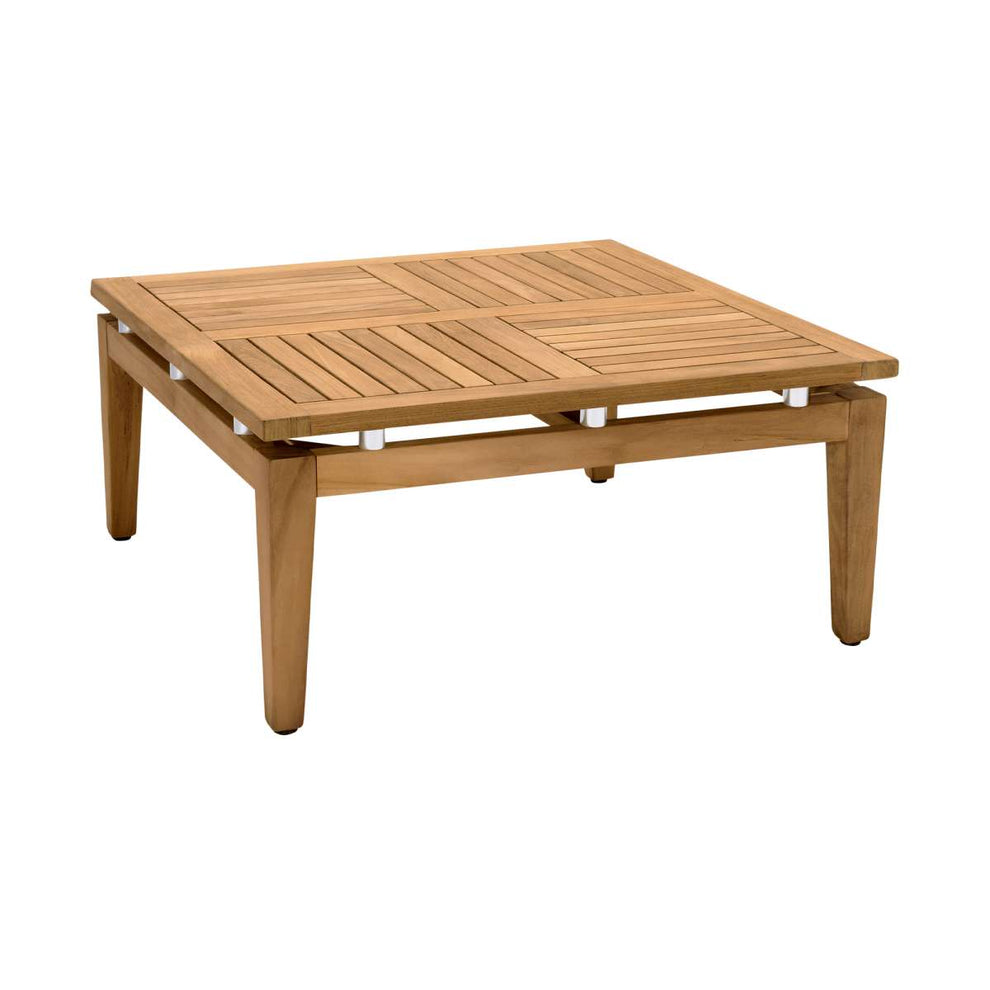 Arno Outdoor 6 Piece Teak Wood Seating Set in Charcoal Olefin By Armen Living | Outdoor Sofas, Loveseats & Sectionals |  Modishstore  - 5