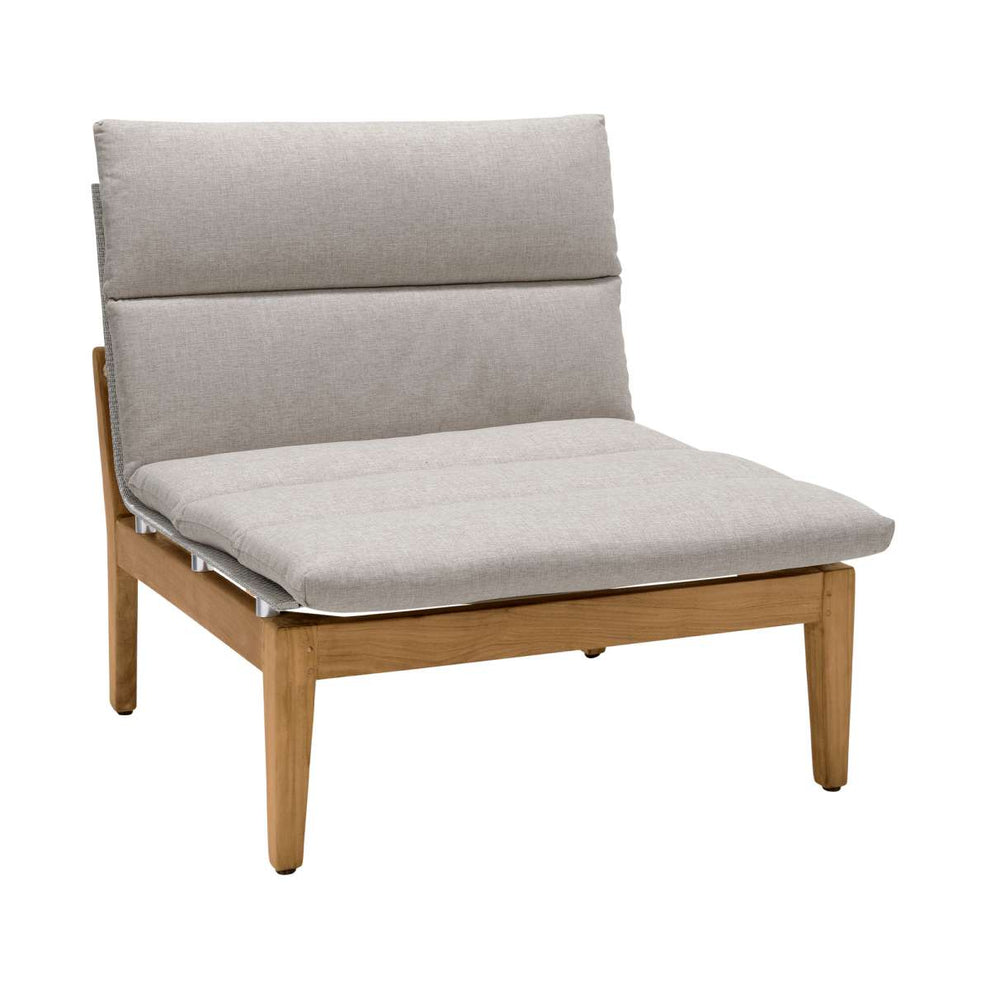 Arno Outdoor 6 Piece Teak Wood Seating Set in Beige Olefin By Armen Living | Outdoor Sofas, Loveseats & Sectionals |  Modishstore  - 6