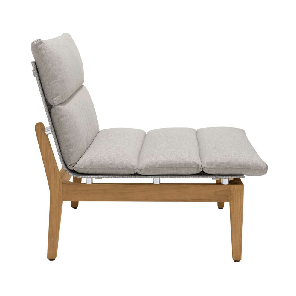 Arno Outdoor 6 Piece Teak Wood Seating Set in Beige Olefin By Armen Living | Outdoor Sofas, Loveseats & Sectionals |  Modishstore  - 7