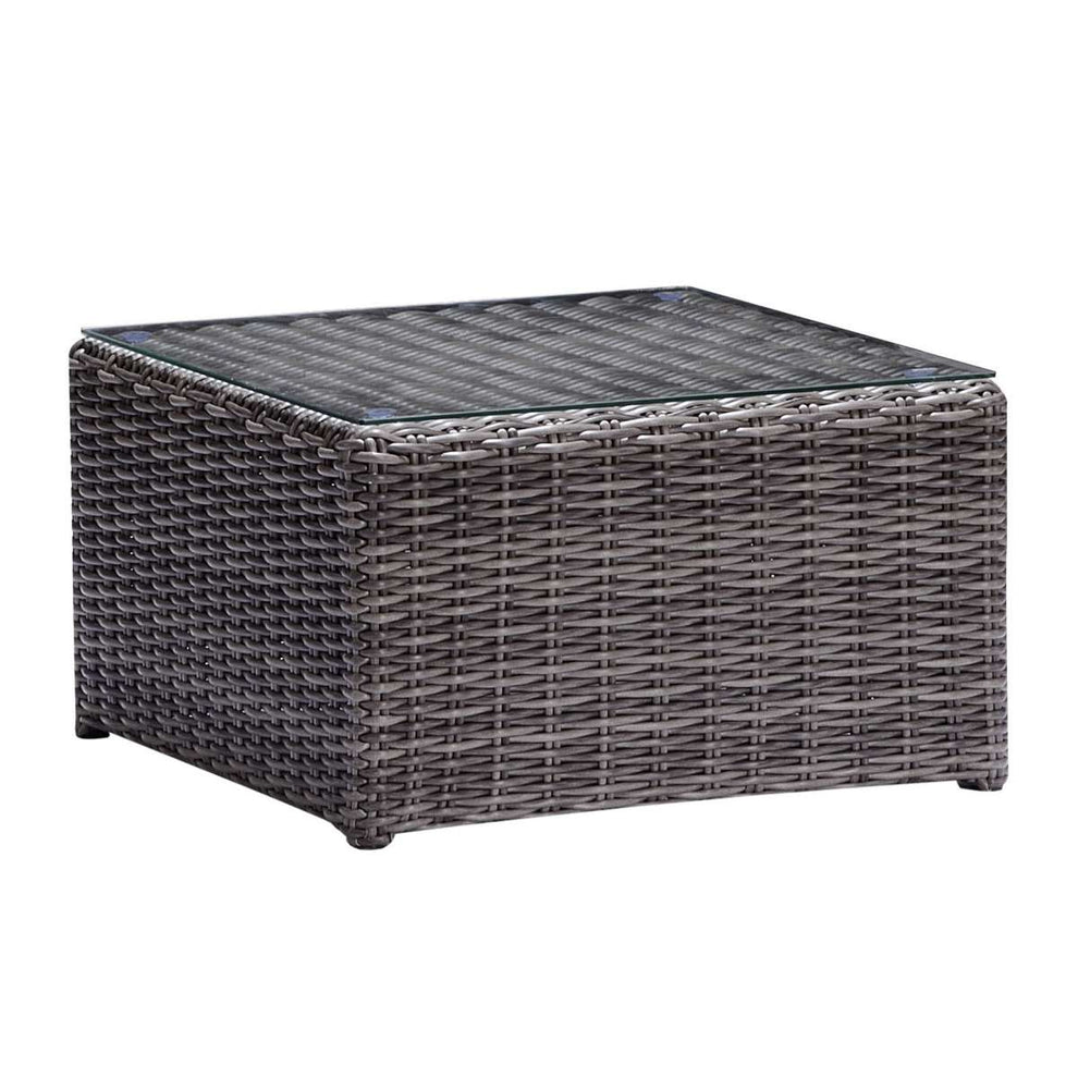 Hagen 3 piece Outdoor Rattan Sectional Chase Set with Brown Cushions and Modern Accent Pillows By Armen Living | Outdoor Sofas, Loveseats & Sectionals |  Modishstore  - 4