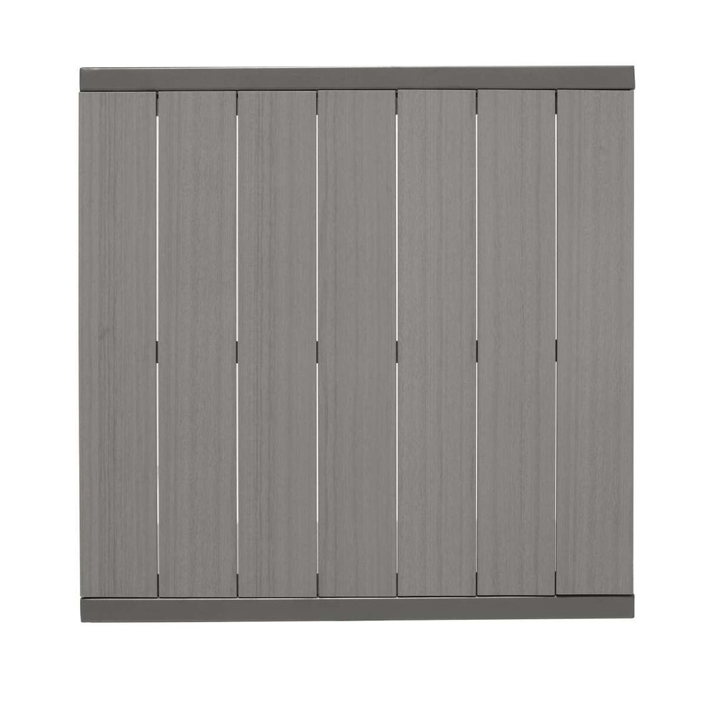 Solana Outdoor Sectional Set in Cosmos Finish with Grey Cushions and Coffee Table By Armen Living | Outdoor Sofas, Loveseats & Sectionals |  Modishstore  - 8