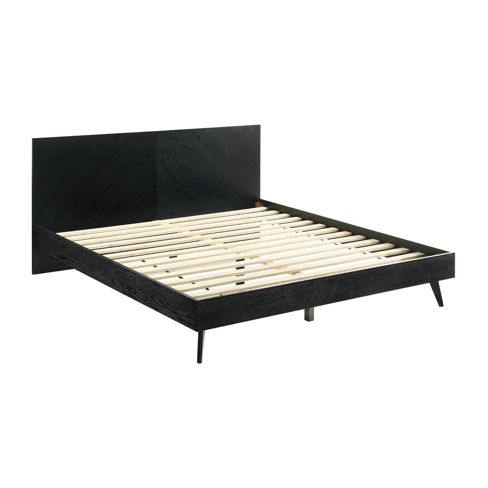 Petra King 3 Piece Wood Bedroom Set in Black Finish By Armen Living | Bedroom Sets | Modishstore - 3