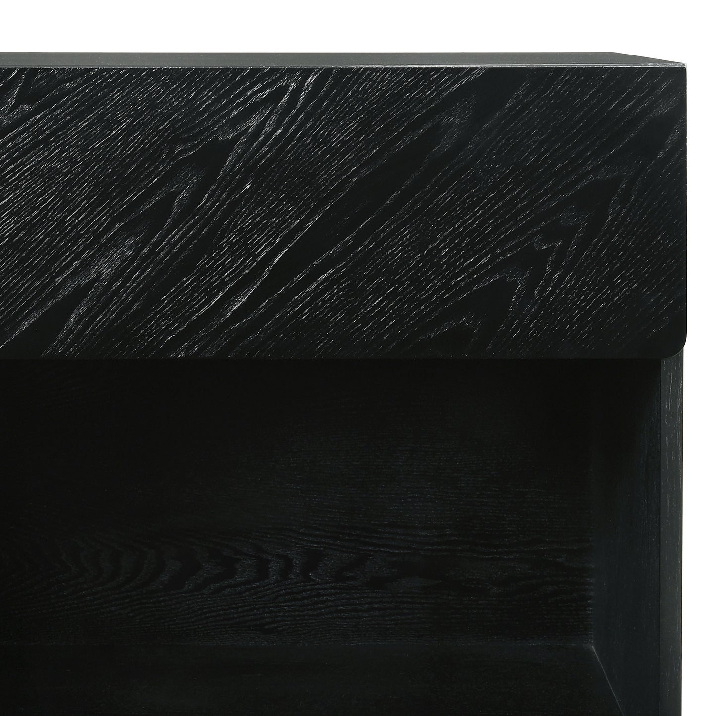 Petra King 3 Piece Wood Bedroom Set in Black Finish By Armen Living | Bedroom Sets | Modishstore - 8