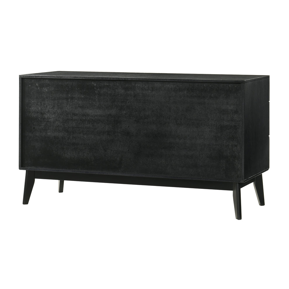 Petra King 4 Piece Wood Bedroom Set in Black Finish By Armen Living | Bedroom Sets | Modishstore - 6