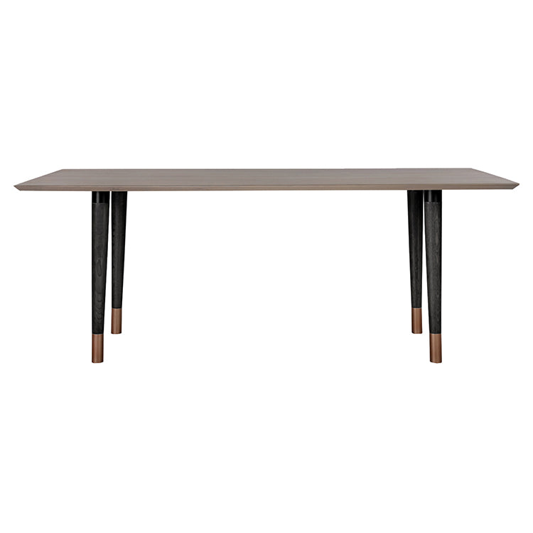 Turin Rustic 2 piece set with Dining Table and Sideboard in Black Brushed By Armen Living | Sideboards | Modishstore - 8