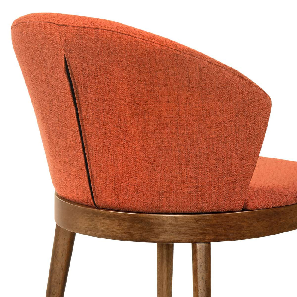 Westmont and Juno Orange and Walnut 5 Piece Dining Set By Armen Living | Dining Sets | Modishstore - 6