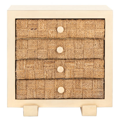 Safavieh Rosario Woven Wood Nightstand | Nightstands | Modishstore - 2