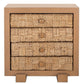 Safavieh Rosario Woven Wood Nightstand | Nightstands | Modishstore - 7