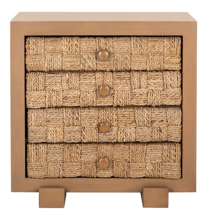 Safavieh Rosario Woven Wood Nightstand | Nightstands | Modishstore - 7
