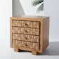 Safavieh Rosario Woven Wood Nightstand | Nightstands | Modishstore - 6