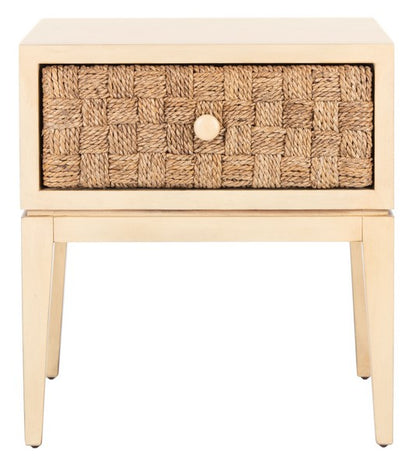 Safavieh Armand Woven Wood Nightstand | Nightstands | Modishstore - 2