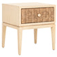 Safavieh Armand Woven Wood Nightstand | Nightstands | Modishstore - 5
