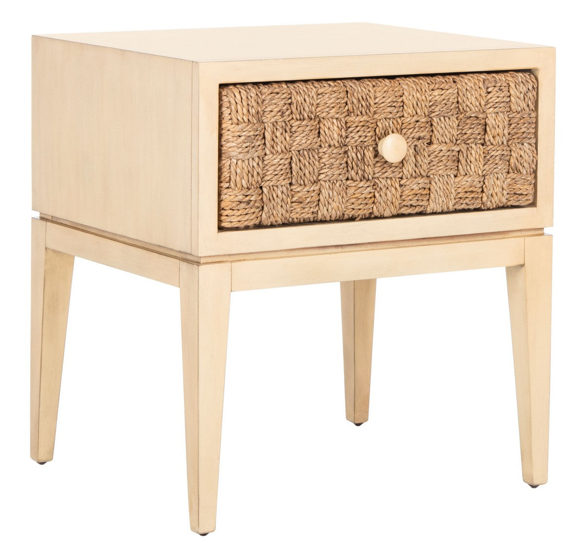 Safavieh Armand Woven Wood Nightstand | Nightstands | Modishstore - 5