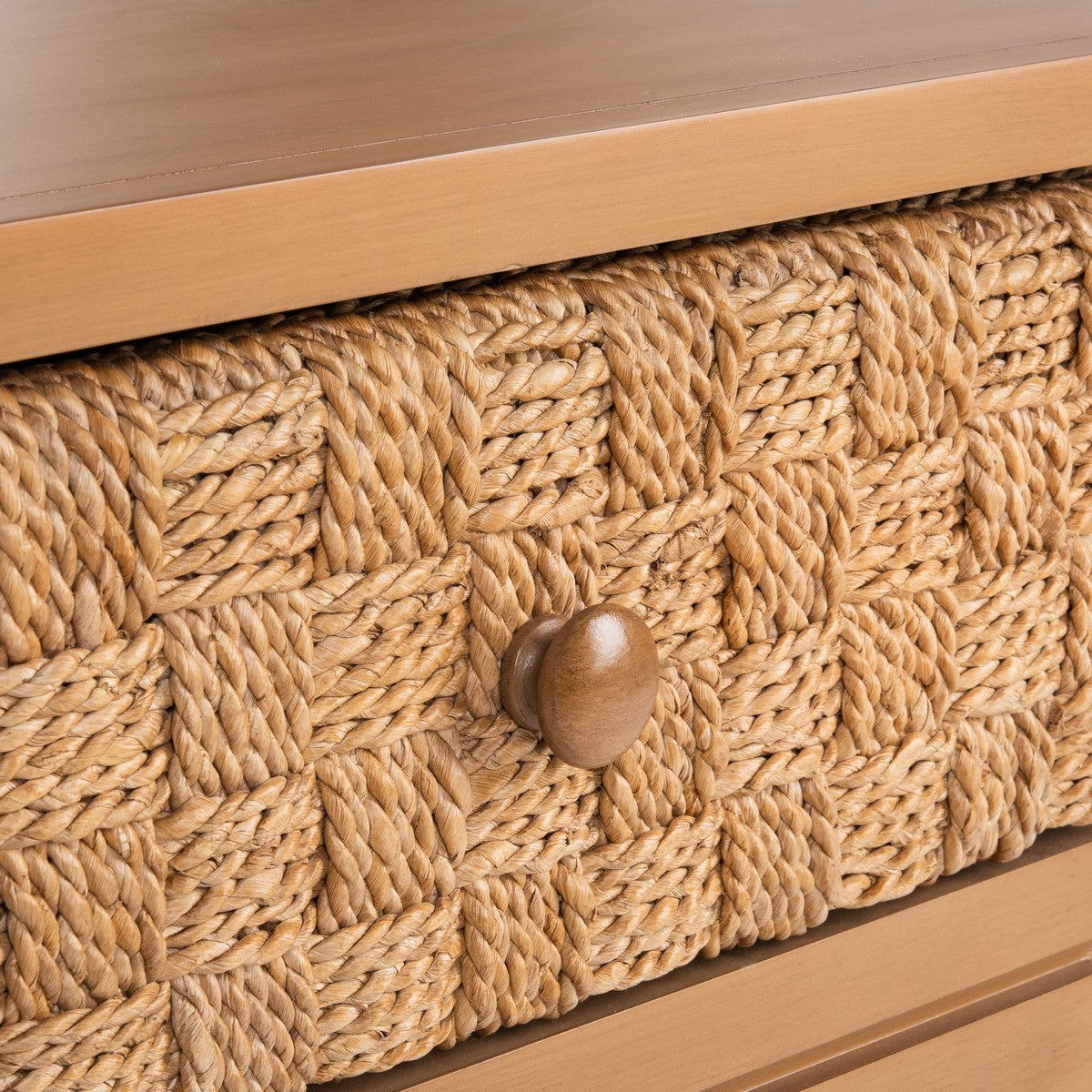 Safavieh Armand Woven Wood Nightstand | Nightstands | Modishstore - 9