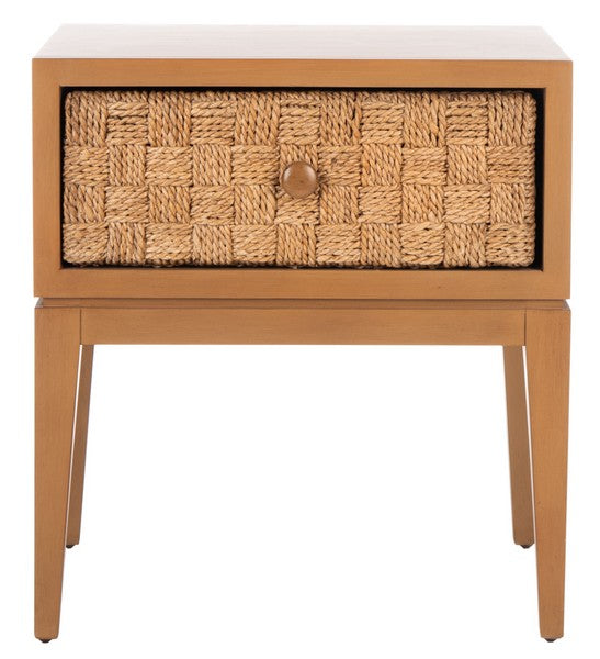 Safavieh Armand Woven Wood Nightstand | Nightstands | Modishstore - 7