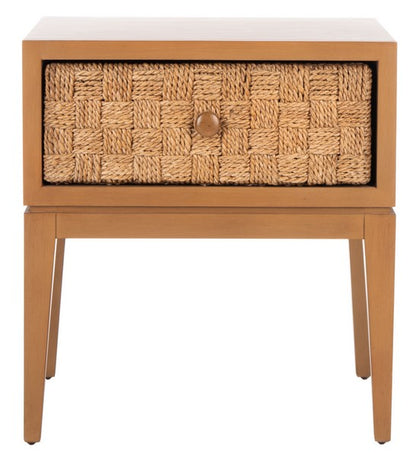 Safavieh Armand Woven Wood Nightstand | Nightstands | Modishstore - 7
