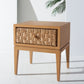 Safavieh Armand Woven Wood Nightstand | Nightstands | Modishstore - 6