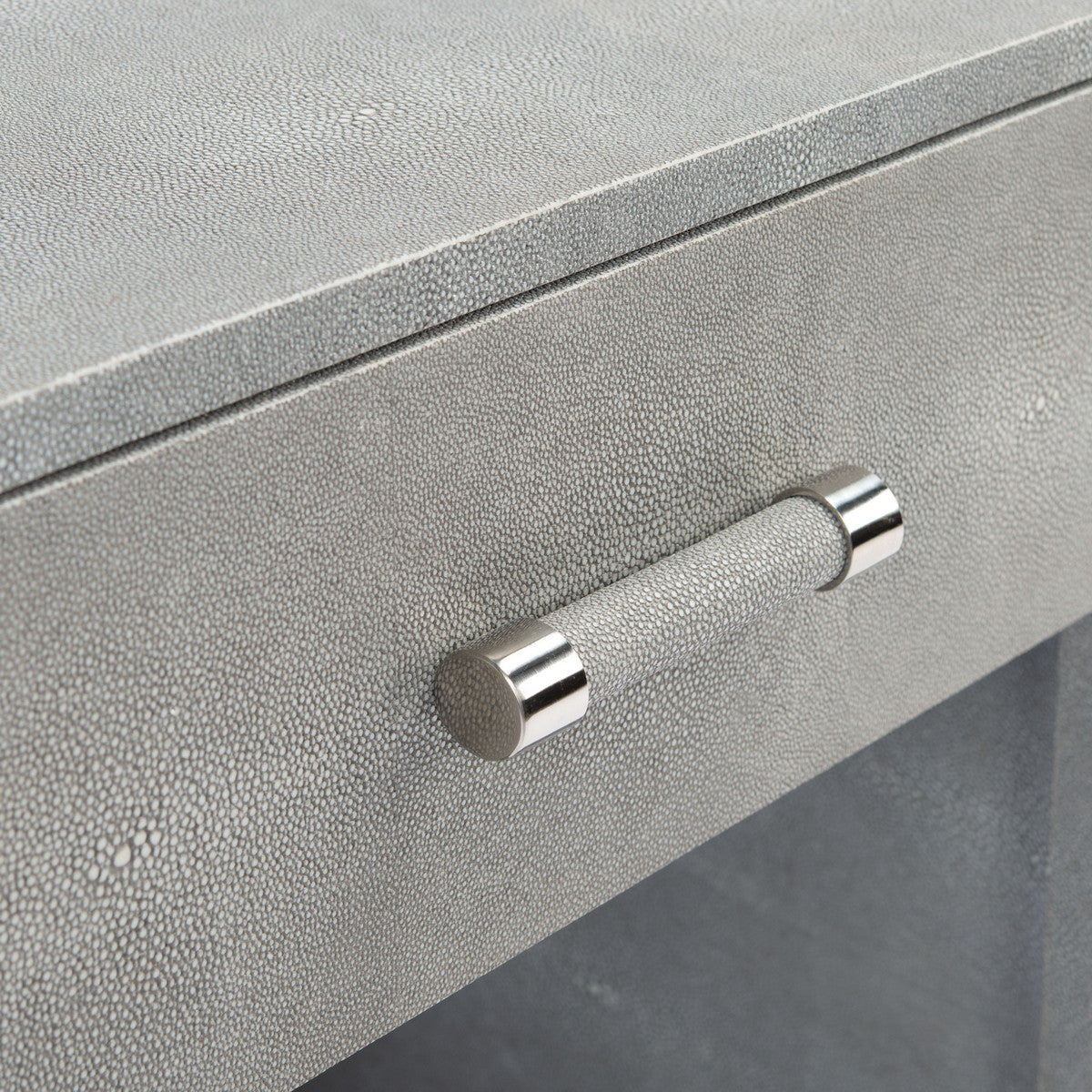 Safavieh Sawyer Faux Shagreen Nightstan | Nightstands | Modishstore - 5