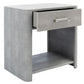 Safavieh Sawyer Faux Shagreen Nightstan | Nightstands | Modishstore - 3