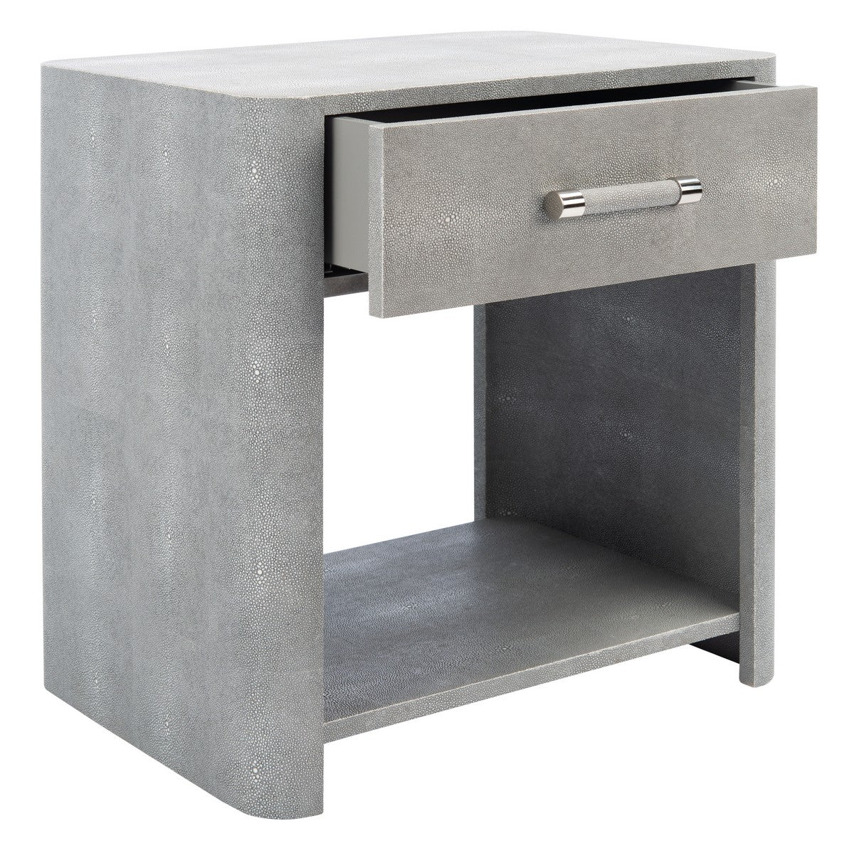 Safavieh Sawyer Faux Shagreen Nightstan | Nightstands | Modishstore - 3