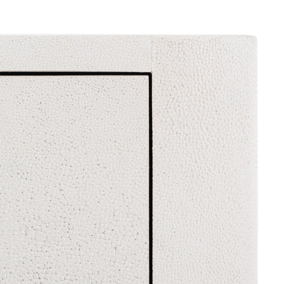 Safavieh Sawyer Faux Shagreen Nightstan | Nightstands | Modishstore - 10