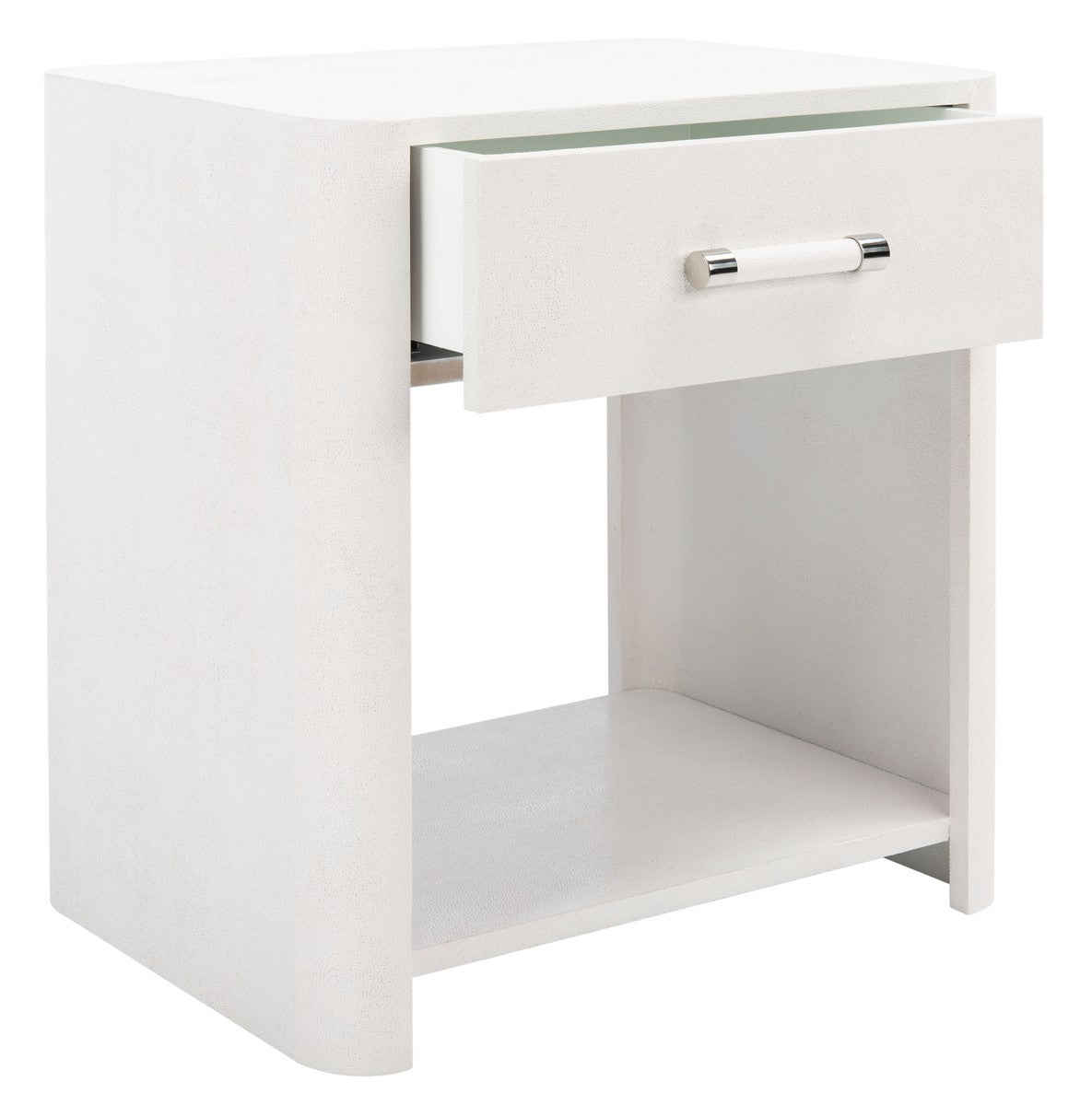 Safavieh Sawyer Faux Shagreen Nightstan | Nightstands | Modishstore - 8