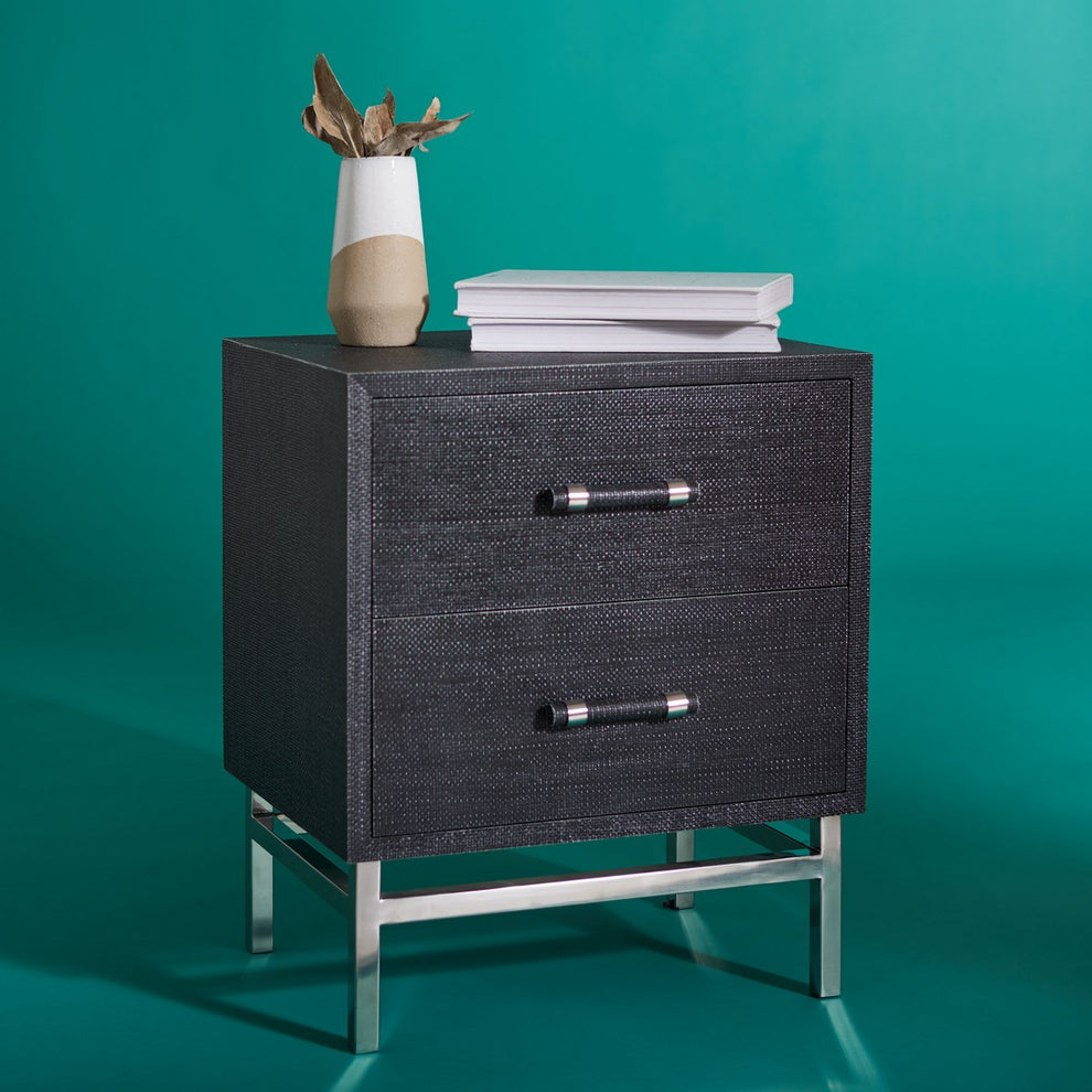Safavieh Ranger Faux Shagreen Nightstan | Nightstands | Modishstore - 11