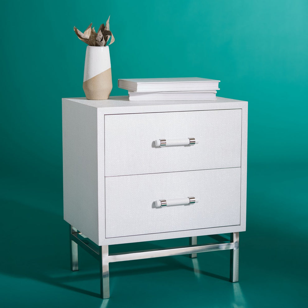 Safavieh Ranger Faux Shagreen Nightstan | Nightstands | Modishstore - 21