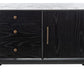 Safavieh Elissa Mid-Century Sm Media - Black | Cabinets | Modishstore - 2