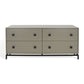 Safavieh Claudette 4 Drawer Dresser - Taupe | Dressers | Modishstore - 2