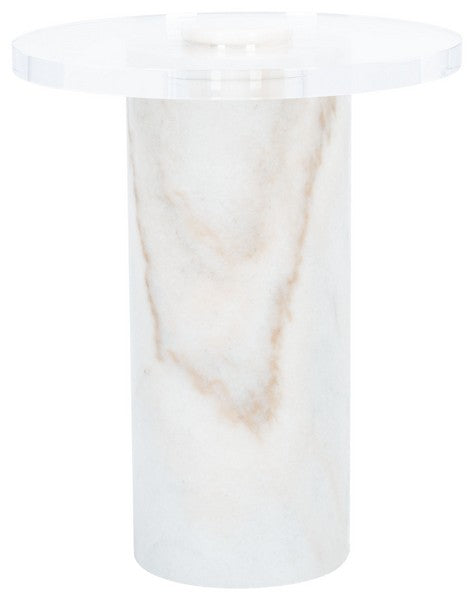 Safavieh Catarina Marble Drink Table | Accent Tables | Modishstore - 2