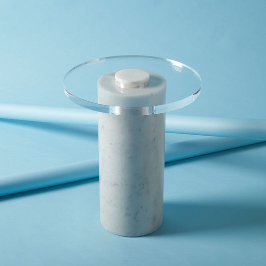 Safavieh Catarina Marble Drink Table | Accent Tables | Modishstore