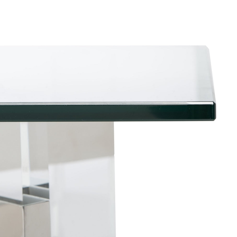 Safavieh Eugene Acrylic Coffee Table - Silver | Coffee Tables | Modishstore - 5