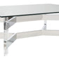 Safavieh Eugene Acrylic Coffee Table - Silver | Coffee Tables | Modishstore - 3