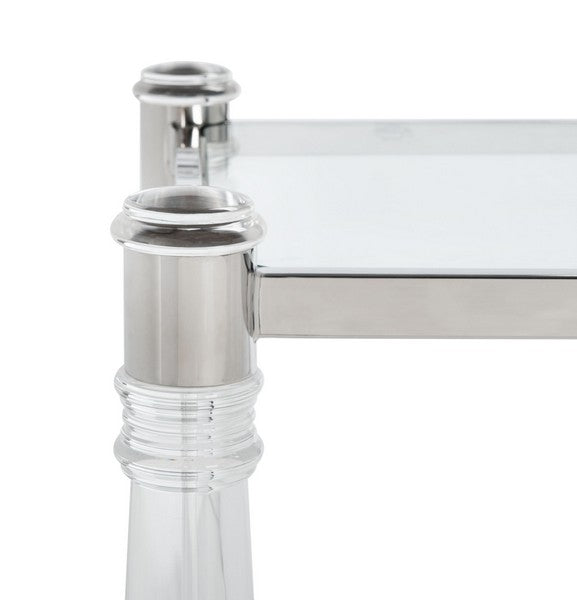 Safavieh Isabelle Acrylic Console Table - Silver | Console Tables | Modishstore - 5