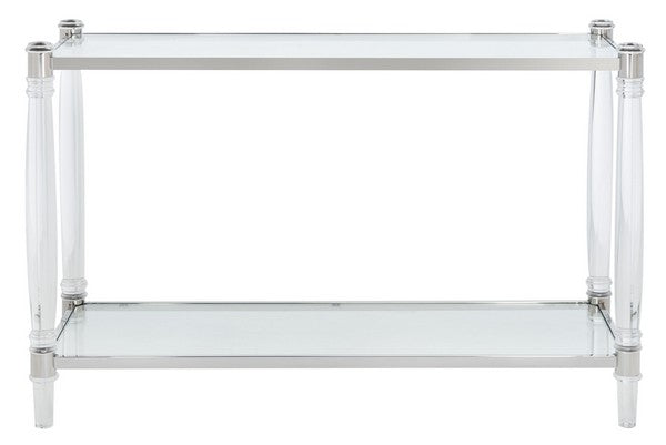 Safavieh Isabelle Acrylic Console Table - Silver | Console Tables | Modishstore - 2