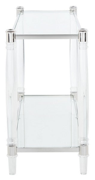 Safavieh Isabelle Acrylic Console Table - Silver | Console Tables | Modishstore - 4