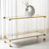 Safavieh Angie Acyrlic Console Table - Brass
