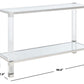 Safavieh Angie Acyrlic Console Table - Silver | Console Tables | Modishstore - 3
