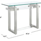 Safavieh Montrelle Acrylic Console Table - Silver | Console Tables | Modishstore - 3