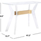Safavieh Werner Acrylic Console Table - Brass | Console Tables | Modishstore - 4